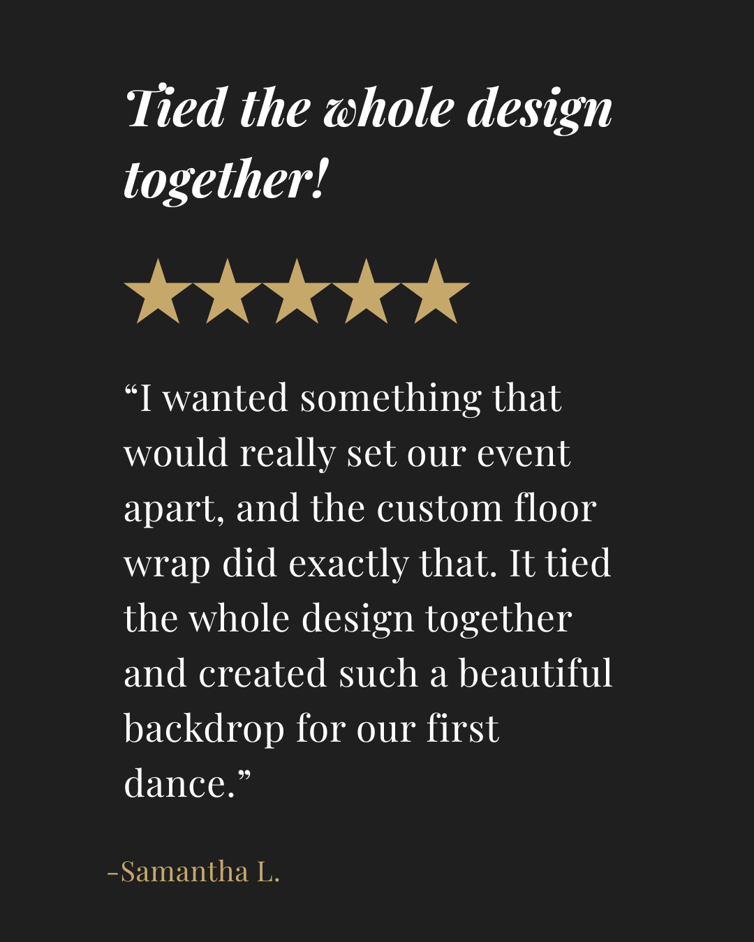 Charmbox Events Testemonial 3